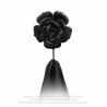 Alchemy Gothic SCR1 Black Rose Hanger / Tie Back