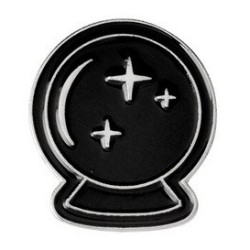 Crystal Ball Enamel Pin Badge