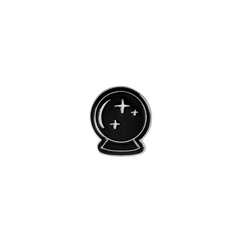Crystal Ball Enamel Pin Badge