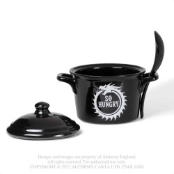 Alchemy Gothic MRB4 So Hungry Bowl & Spoon Set