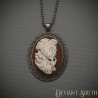 Deviant South Owl Lady Cameo Necklace