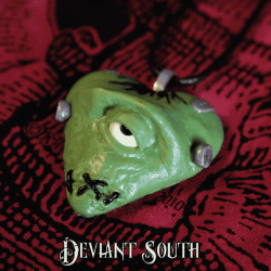 Deviant South Frankenstein Heart Pendant Necklace