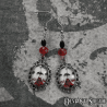 Deviant South Cabochon Earrings (pair) - Vampire Coven Ladies