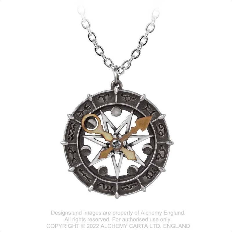 Alchemy Gothic P935 Astro Lunial Compass