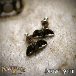 Alchemy Gothic E186 Batstuds Stud Earrings (pair)