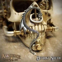 Alchemy Gothic E274R The Dragon's Lure Stud Ear-Wrap (right)