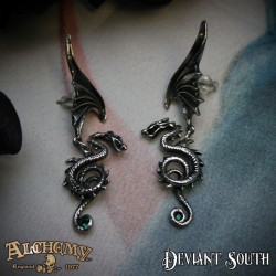 Alchemy Gothic E286 Bestia Regalis Earrings (pair)