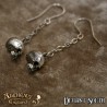 Alchemy Gothic E364 Deadskull Dropper Earrings (pair)