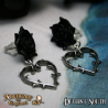 Alchemy Gothic E365 Wounded Love Dropper Earrings (pair)