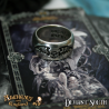 Alchemy Gothic AG-R207 Desolation -- skull wings pewter ring