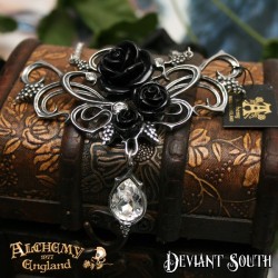 Alchemy Gothic P700 Bacchanal Rose, Fine English Pewter Pendant
