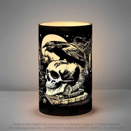 Alchemy Gothic LED6 Poe's Raven Lantern