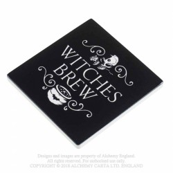 Alchemy Gothic CC6 Witches Brew Individual Ceramic Coaster