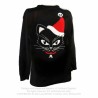 Alchemy Gothic XJ5 Black Cat Christmas Jumper