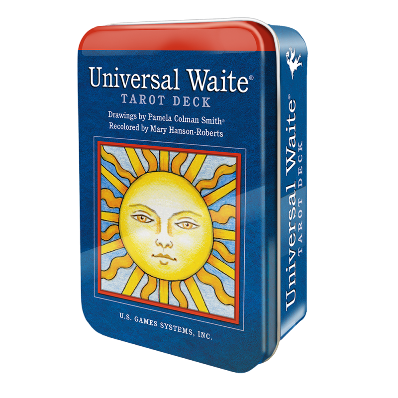 Universal Waite® Tarot Deck in a Tin (pocket-sized deck)