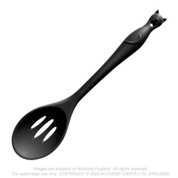 Alchemy Gothic KU4 Cat's Kitchen Slotted Spoon