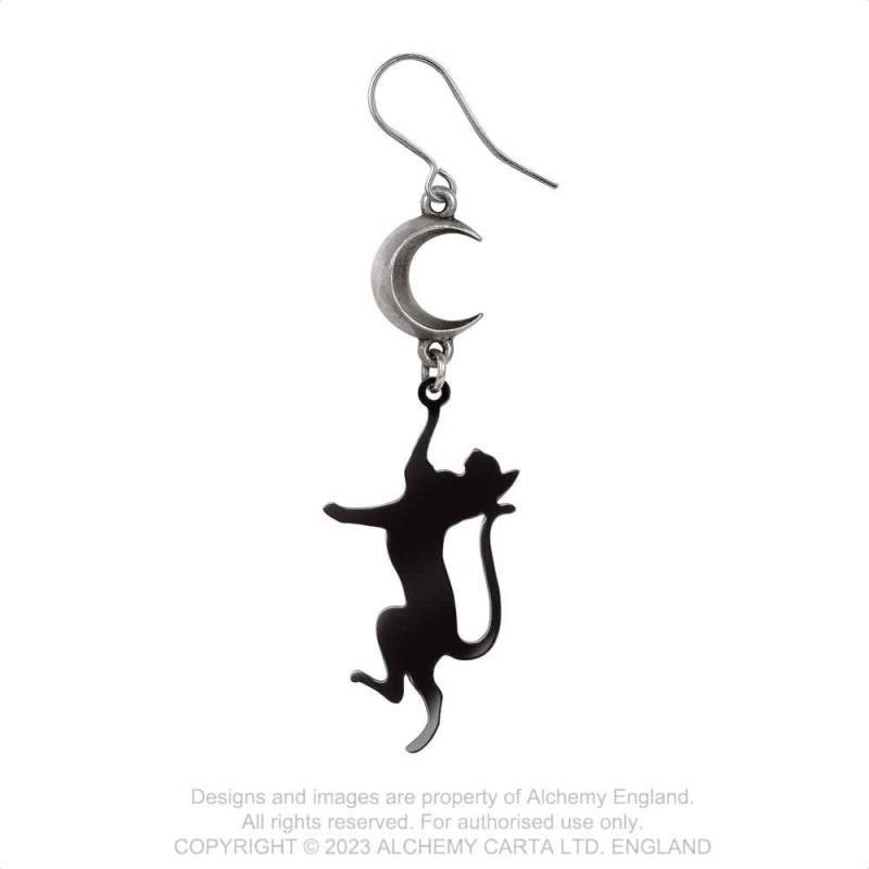 Alchemy Gothic E468 Feline Moondream (single), Fine English Pewter