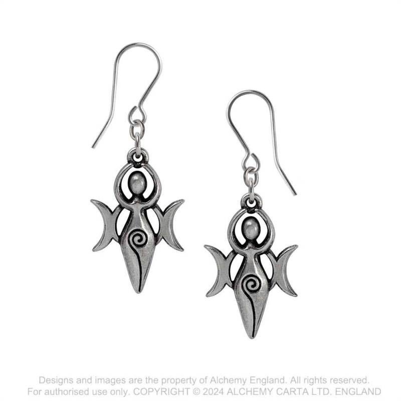 Alchemy Gothic E475 Danu (pair), Fine English Pewter