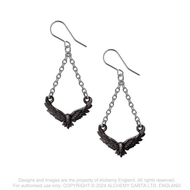 New Release! Alchemy Gothic E478 Conspiracy (pair), Fine English Pewter