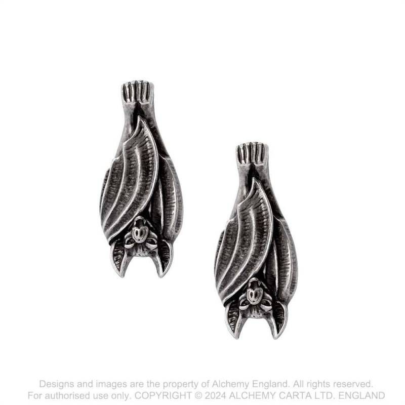 New Release! Alchemy Gothic E485 Before Dusk (pair), Fine English Pewter