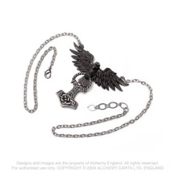 New Release! Alchemy Gothic P967 Hrafnhamerr, Fine English Pewter