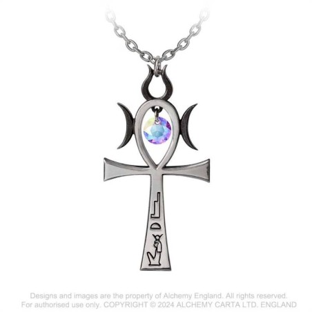 New Release! Alchemy Gothic P972 Witch Ankh (of Menouthis), Fine English Pewter