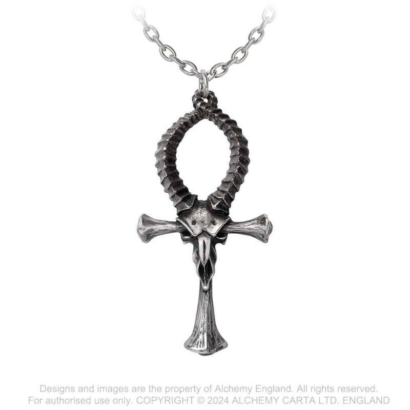 New Release! Alchemy Gothic P973 Ankh of Ammon, Fine English Pewter