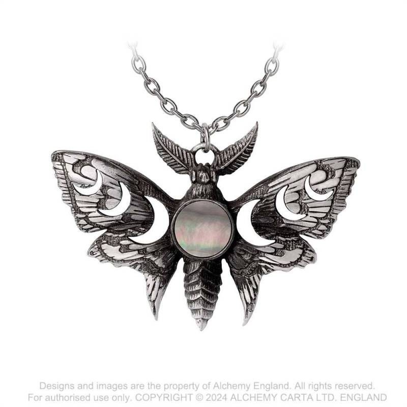 New Release! Alchemy Gothic P974 Lunar Moth, Fine English Pewter