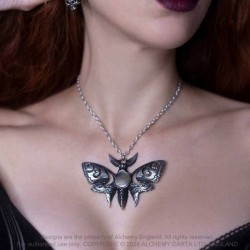 New Release! Alchemy Gothic P974 Lunar Moth, Fine English Pewter