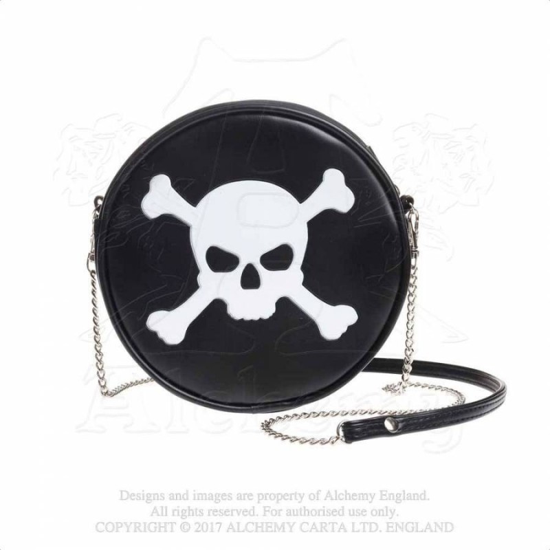 Alchemy Gothic GB7 Skull n Crossbones bag