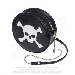 Alchemy Gothic GB7 Skull n Crossbones bag