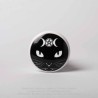 Alchemy Gothic RGBS4 Triple Moon Cat Bottle Stopper (single)