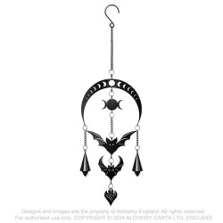 Alchemy Gothic HD30 Evilution Moon Phase Hanging Decoration