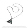 Pyramid Blue Swarovski Eye Necklace -- Alchemy P827 Eye of Providence