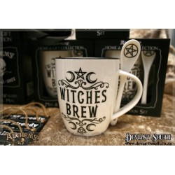 Alchemy Gothic ALMUG16 Witches Brew: Mug and Spoon Set