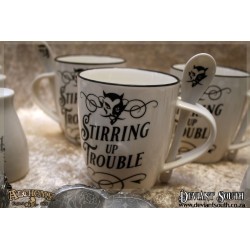 Alchemy Gothic ALMUG17 Stirring up Trouble: Mug and Spoon Set