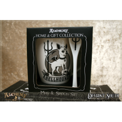 Alchemy Gothic ALMUG24 Hellhound: Mug and Spoon Set