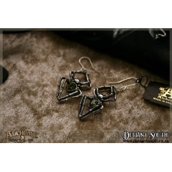 Alchemy Gothic E428 Emerald Venom earrings (pair)