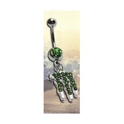 Belly Ring - Green Monster Energy