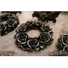 Alchemy Gothic V65 Rose Wreath Wall Plaque / Candle Wreath