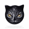 Alchemy Gothic CC17 Sacred Cat - Cat Shaped Individual Ceramic Coaster