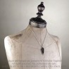 Alchemy Gothic P183 Nosferatu's Rest -- vampire coffin pewter enamel pendant necklace