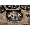 Alchemy Gothic CC17 Sacred Cat - Cat Shaped Individual Ceramic Coaster