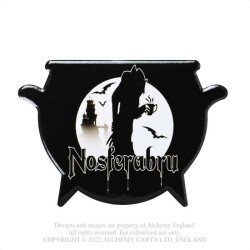 Alchemy Gothic CC28 Nosferabru Cauldron-shaped Individual Ceramic Coaster