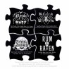 Alchemy Gothic CJ1 Gothic Cocktail Jigsaw Coasters (4 piece)