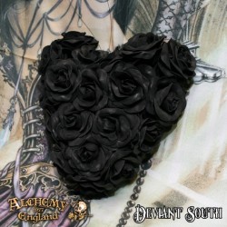 Alchemy Gothic ROSE7 Black Rose Heart