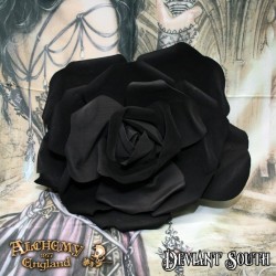 Alchemy Gothic ROSE3 Large Black Rose Head