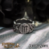 Alchemy Gothic AG-R195 Viking Virility Runering -- Viking knotwork bindrune band ring