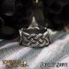 Alchemy Gothic AG-R195 Viking Virility Runering -- Viking knotwork bindrune band ring