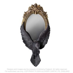 New Release! Alchemy Gothic V120 Raven's Gaze Hand Mirror